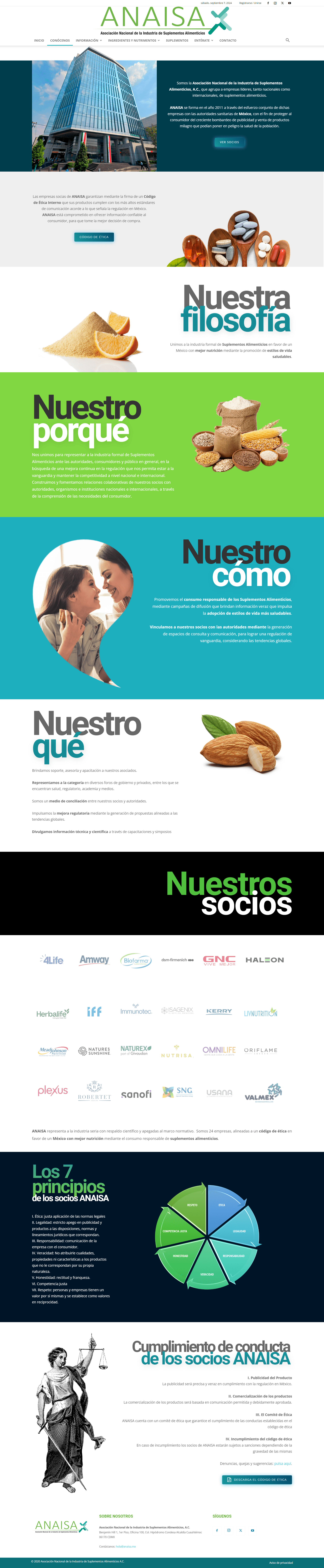 Acerca de ANAISA Acerca de ANAISA