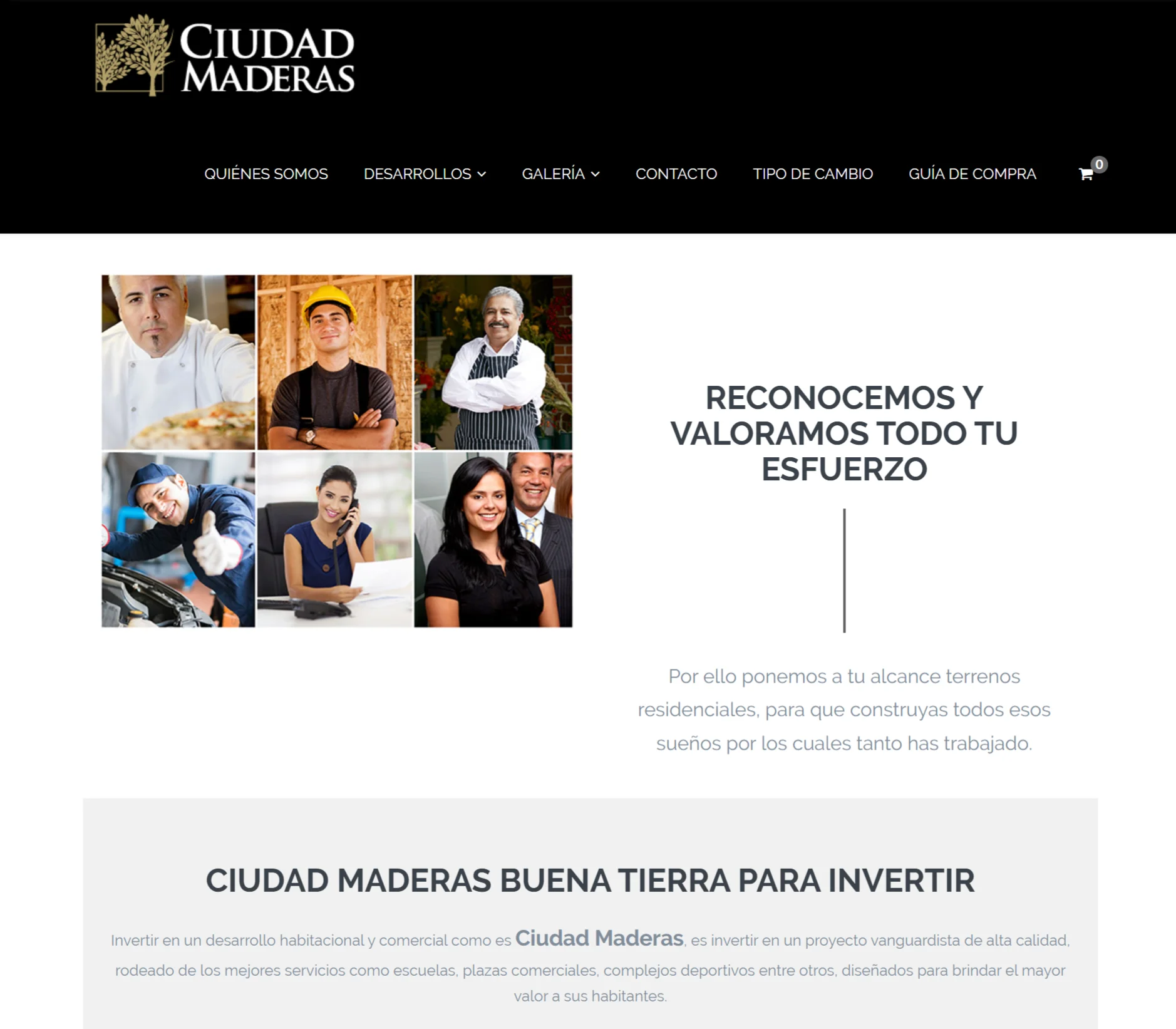 Landing Page Ciudad Maderas USA Landing Page Ciudad Maderas USA