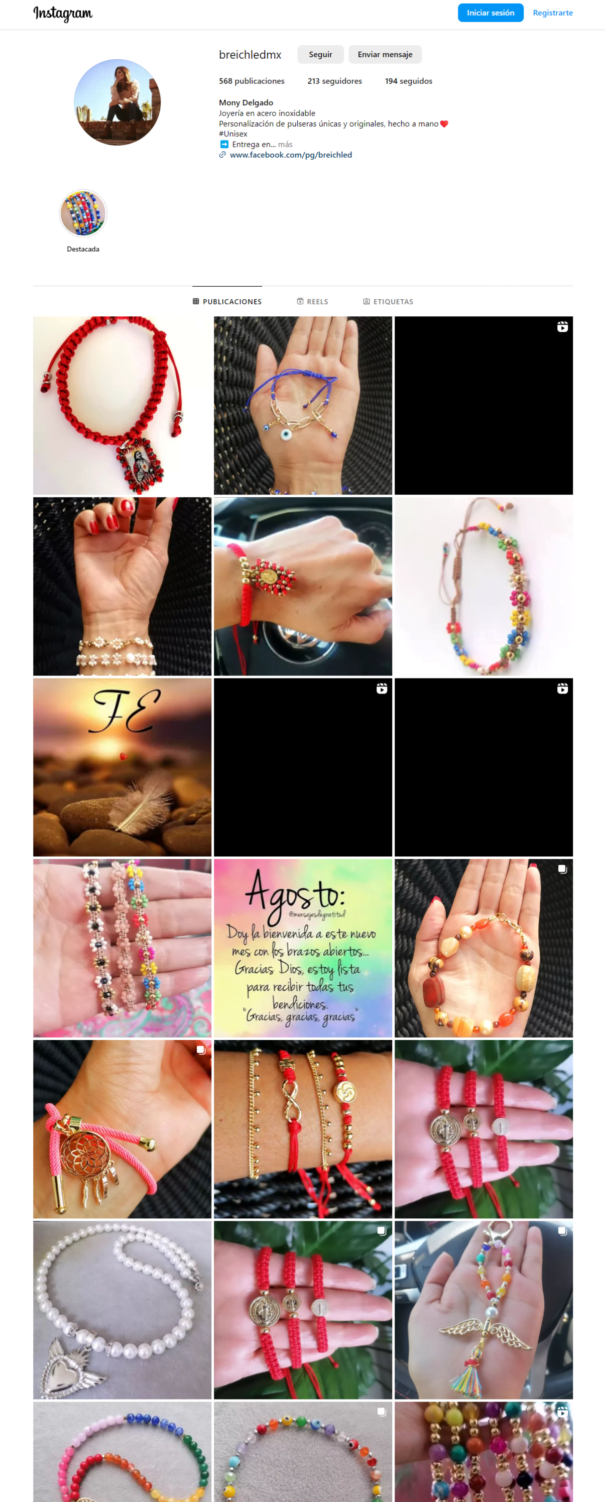 Instagram Breichled Instagram Breichled